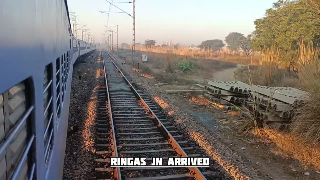 Ajmer To Delhi Via Ringas Train Journey In Ajmer Delhi 12065 Janshatabdi Express