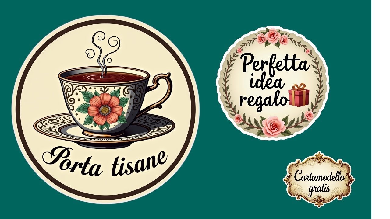 🌹 fantastica idea regalo speciale NATALE 24 - PORTA TISANE Tutorial cucito susi #cartamodelloGRATIS