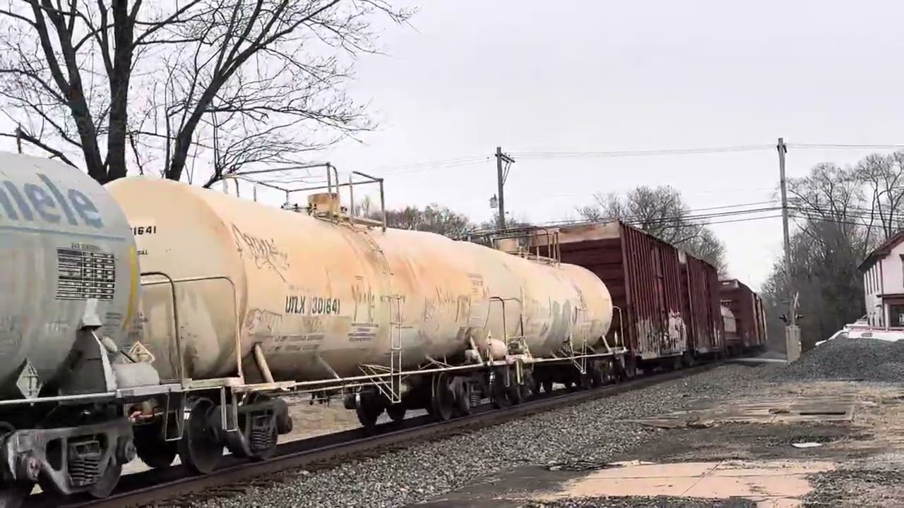 Southern NS 8099 Leads NS 1037 on NS 13R Passing Through in Boyce VA
