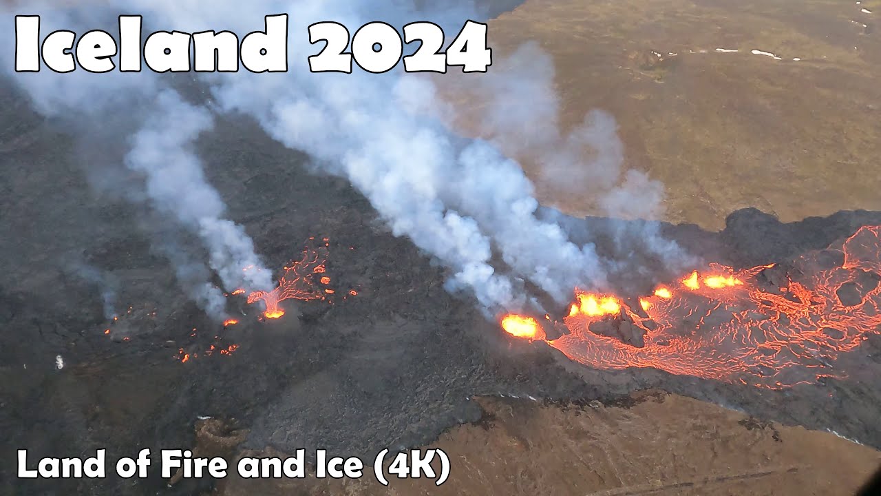 Land of Fire and Ice (4K) - #travel #iceland #volcano #bucketlist #lava #4k