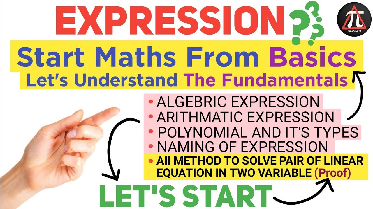 Let's Learn Maths From Basics | Expression Actual Meaning | Deep in Maths...!!!