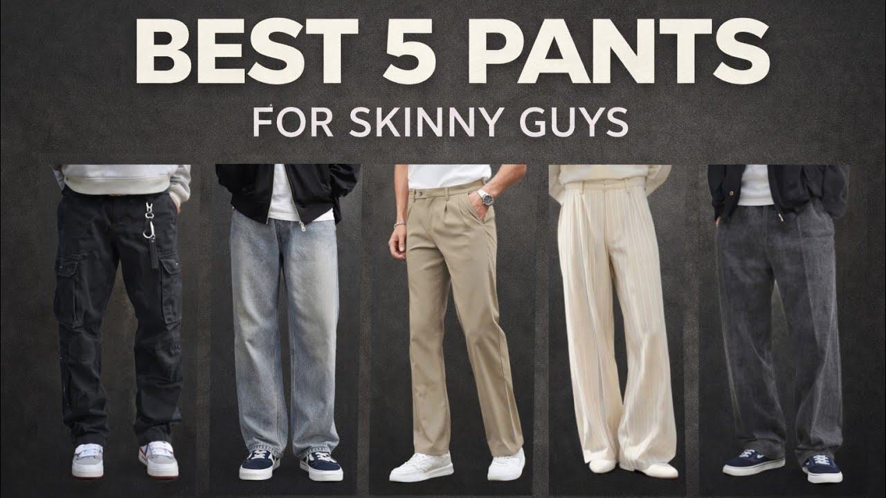 Top 5 pants for skinny guys | Problem solved for skinny guys