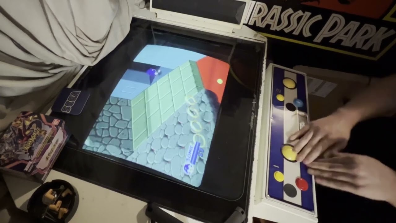 [SegaSonic the Hedgehog] Playing Stage 1 and 2 on a SEGA Aero Table