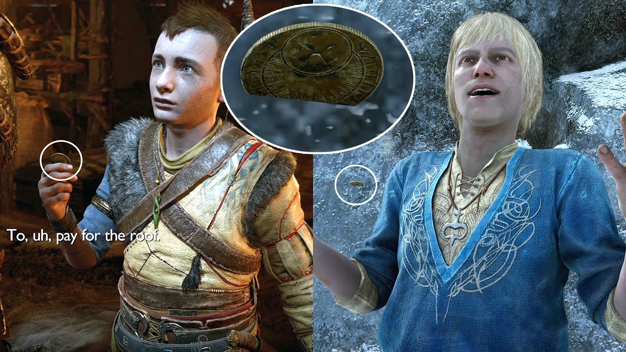 The Story of Odin's Coin and Skj&ouml;ldr The Legendary Danish King? 4K - God of War Ragnar&ouml;k Scenes