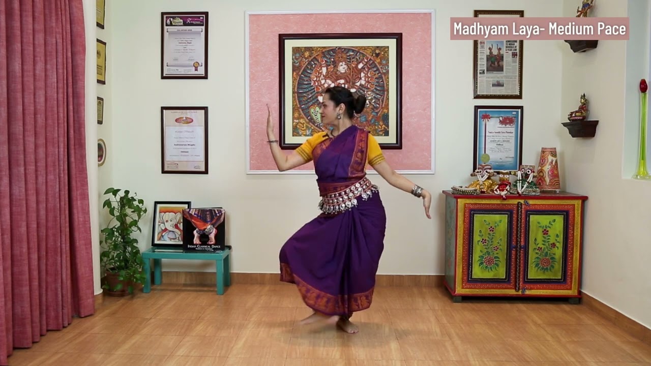 Odissi Step Practice - Tribhangi 5