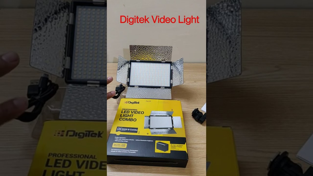 Digitek Video Light D520/ Desi Drive Vlogs