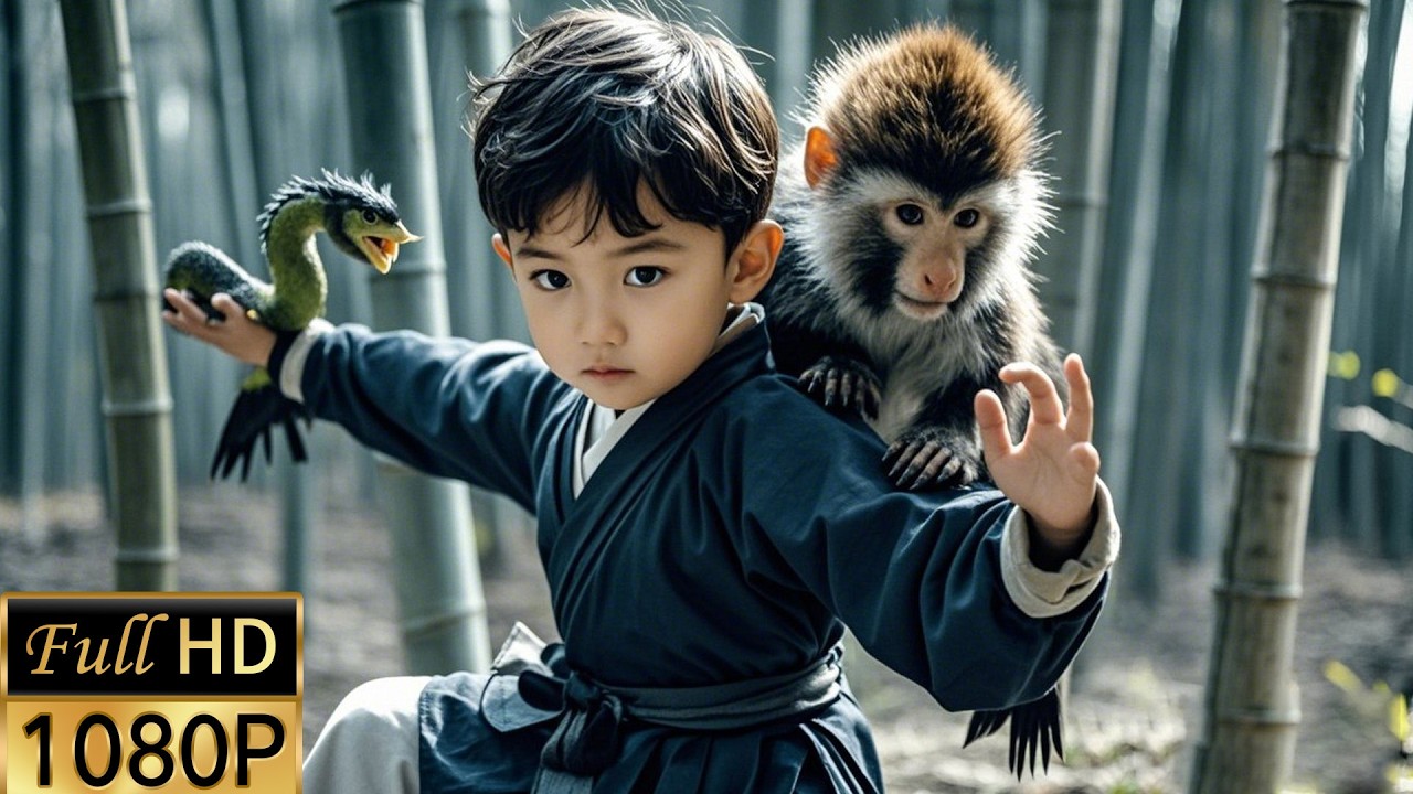 【最新功夫电影】眾人欺負和猴子生活在一起的乞丐小孩，哪料他竟苦練十年成為天下第一，坐擁山頭自立為王！💥|#chinesedrama #青青子衿