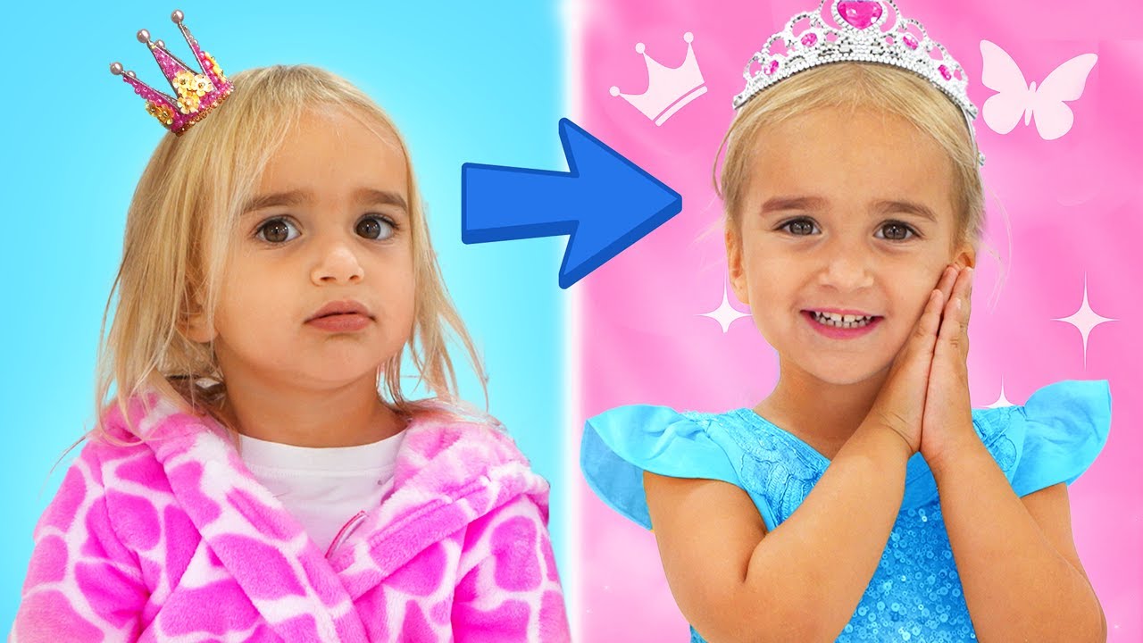 Алиса наряжается на бал принцесс