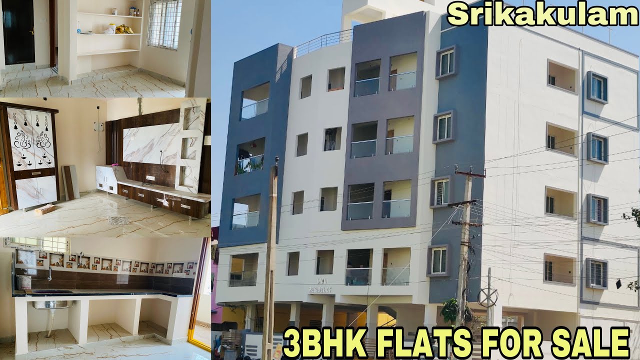 FLATS FOR SALE | 3BHK PREMIUM FLAT | SRIKAKULAM | Ready to move |Northfacing  #property #srikakulam