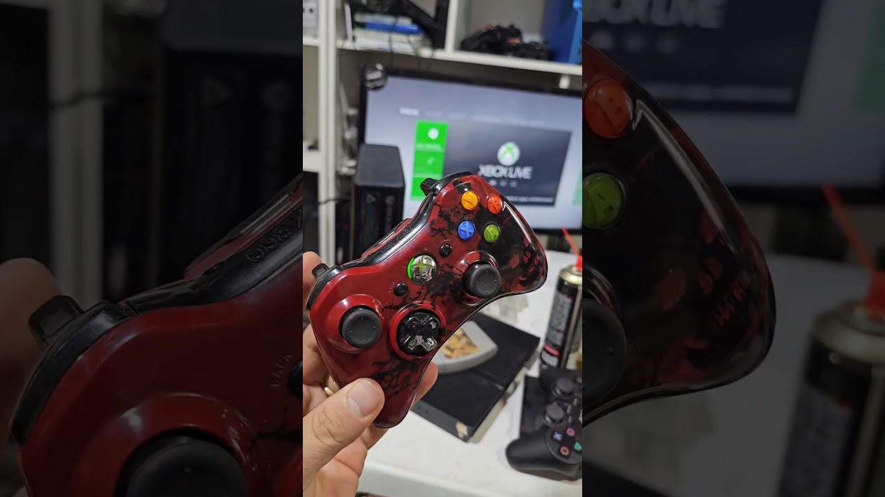 Como parear controle xbox360 #ceduh #xbox