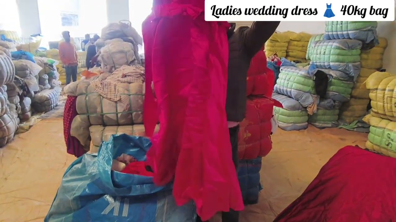 #ladies #wedding #dress👗40kg bag #taiwan #premium #collection #panipat #export #surplus #market #hub