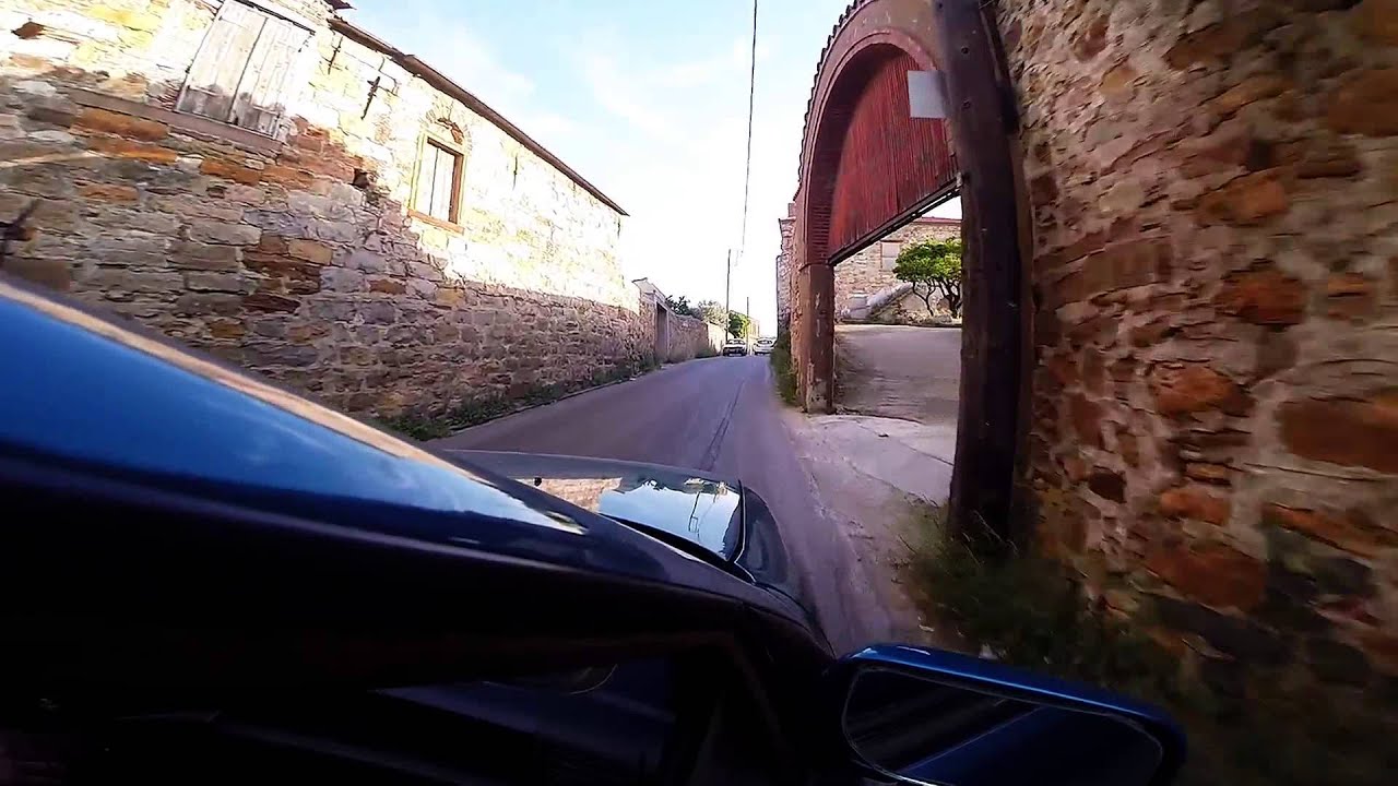 driving through Kambos Chios
