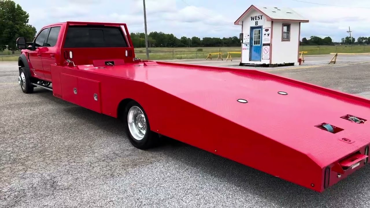 2019 FORD F550 HODGES CUSTOM CAR HAULER FLATBED TOW TRUCK CLASSIC HAULER FOR SALE