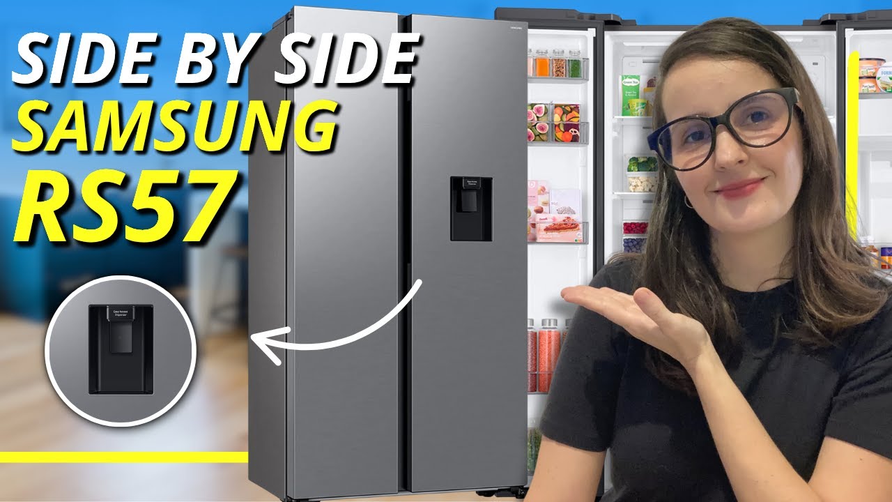 GELADEIRA SIDE BY SIDE SAMSUNG RS57 | Análise Completa de Design e Funcionalidades