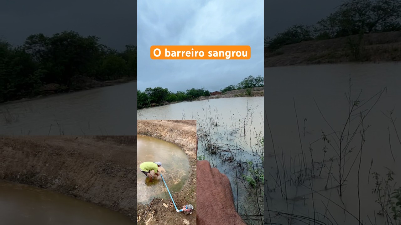 O barreiro sangrou