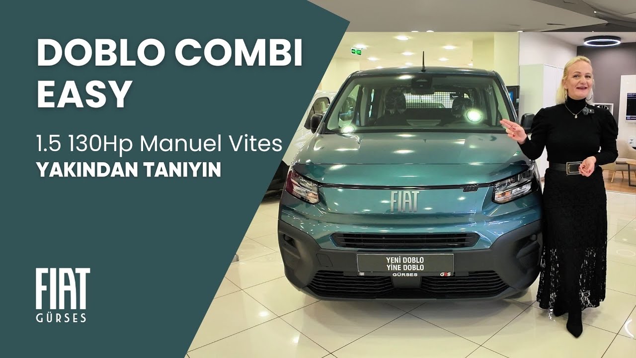 Doblo'ya Yeni Bir Gözle Bakın! | Easy 1.5 Dizel Manuel | Fiat Gürses