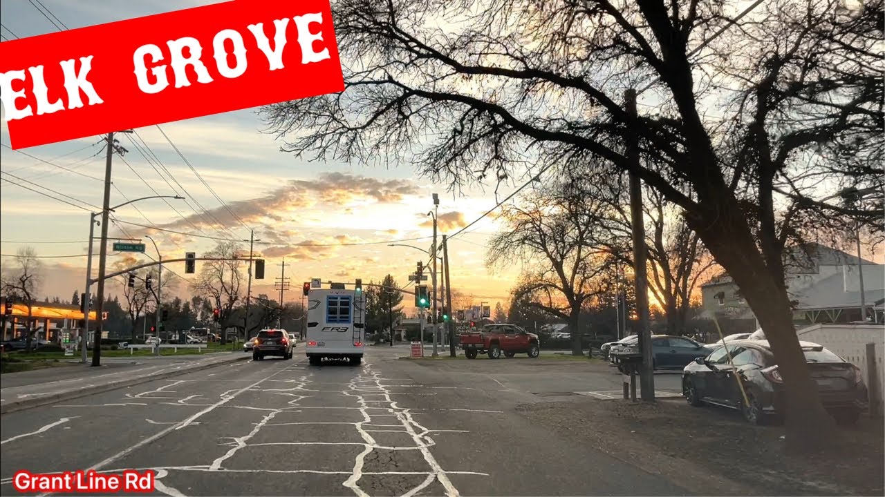 ELK GROVE CALIFORNIA, (Grant Lane ) SUNSET DRIVE