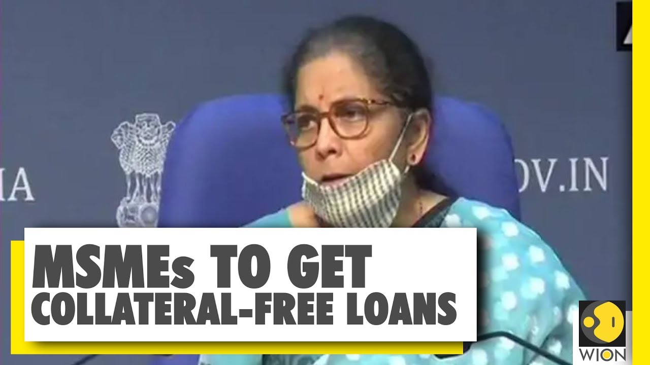 Indian Finance Minister Nirmala Sitharaman unveils economic relief package
