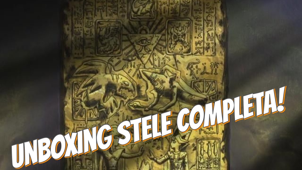 Yu-Gi-Oh! Unboxing - Stele Della Profezia Dell'Antico Egitto