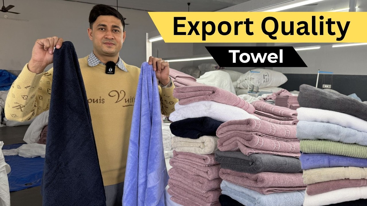 100% Cotton Export Quality Surplus Bath Towels Wholesaler Supplier #msbulkstock #towels #bathtowels