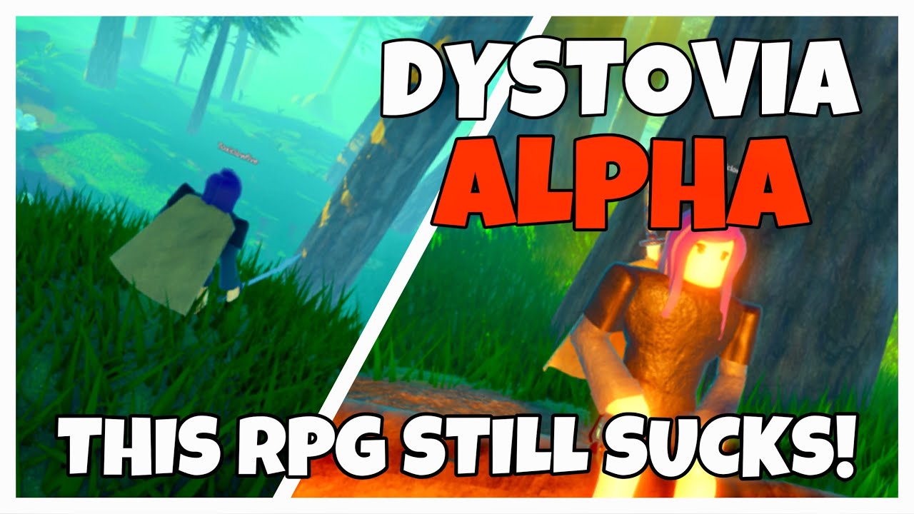 THIS RPG JUST RELASED IN ALPHA AND IT STILL NEEDS WORK! | Roblox | [Dystovia Alpha]