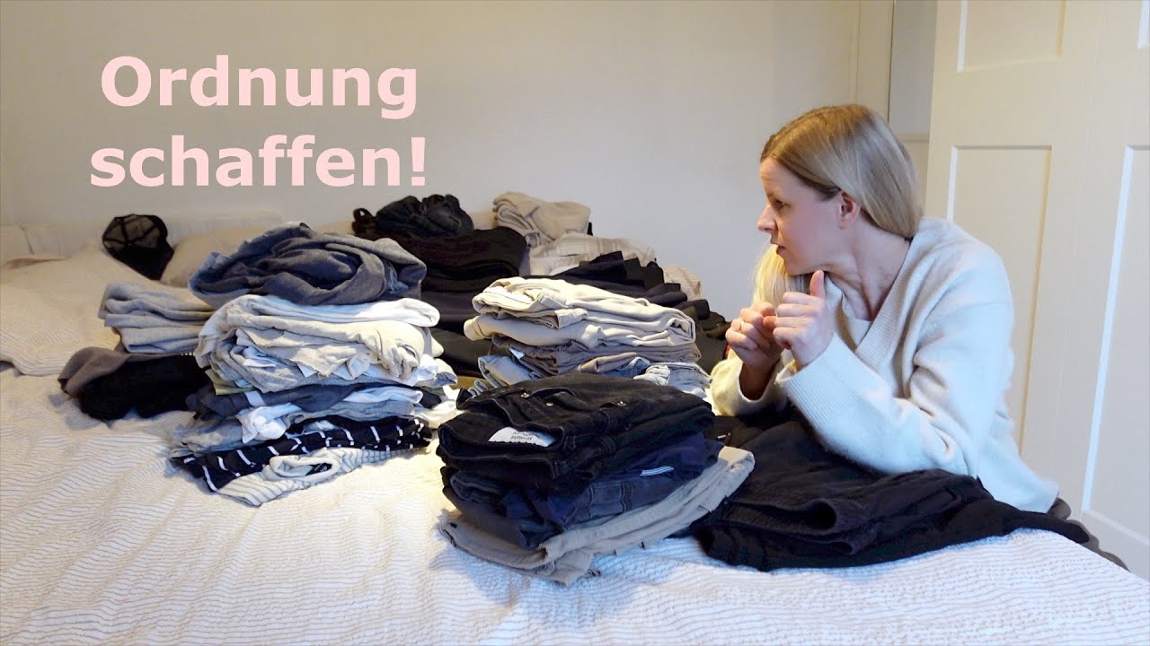 Ich räume den Kleiderschrank meines Mannes auf 😳 | Ausmisten & Ordnung