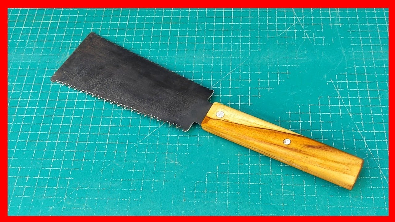 Revolutionize Your Woodworking  DIY Japanese Pull Saw from a Handsaw! #handmade #tools