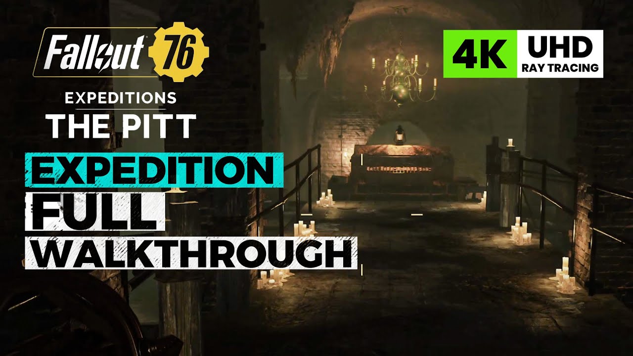 Fallout 76: The Pitt | The Trench Expedition Walkthrough (Solo)