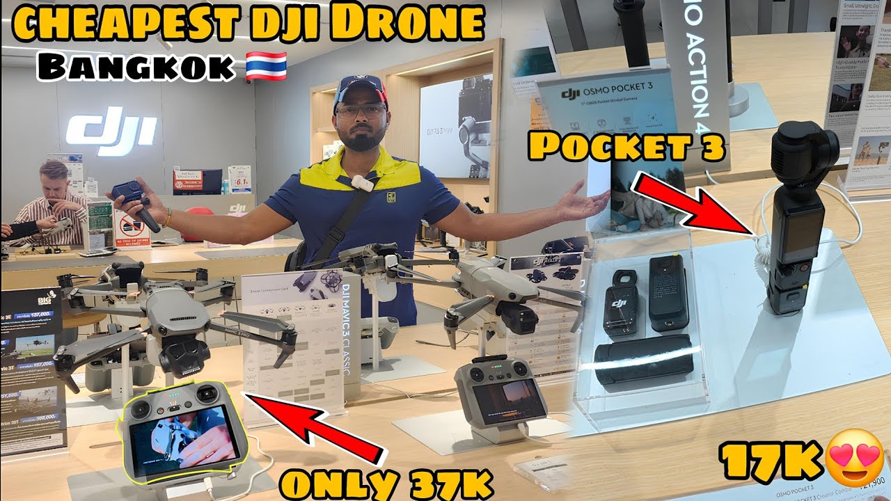Cheapest Dji Drone in Bangkok Thailand 🇹🇭 || Only 37k 😍@Ride With Soulmate