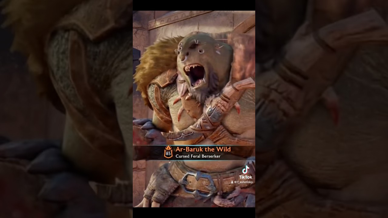 Who doesn&rsquo;t love a screaming crazy Olog in Shadow of war #shadowofwar #lotr #gaming