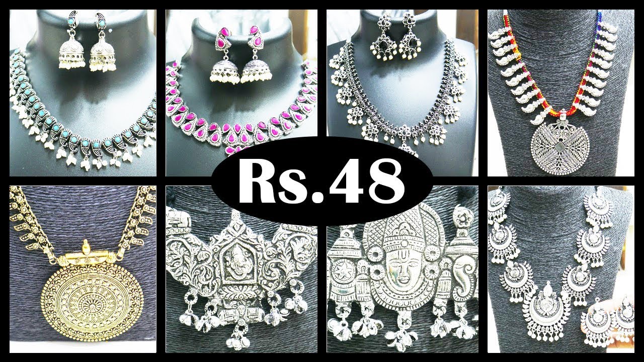 Rs.48/. Onwards Oxidized Necklace Collections @ Wholesale Price RK Fashion +91 97895 26319