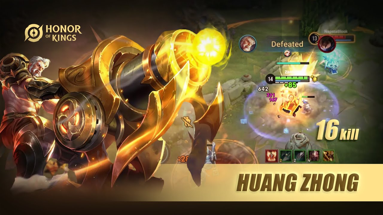 The Late Game Monster Huang Zhong is a Real Destroyer | Honor of Kings
