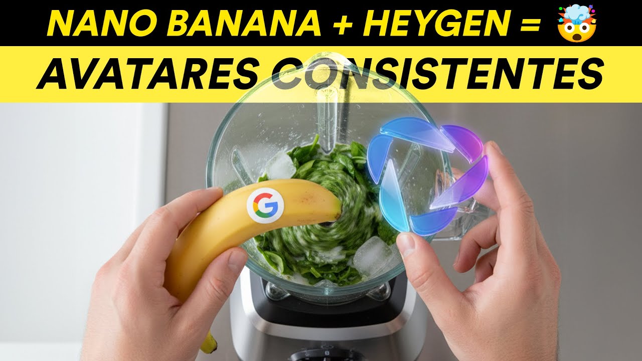 Crea AVATARES CONSISTENTES con Nano Banana + HeyGen | &iexcl;Hazlos Hablar en 5 Minutos!
