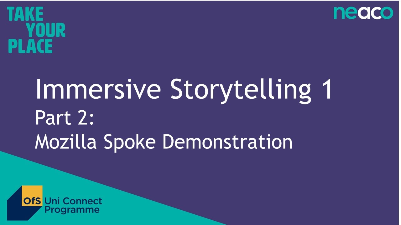 Immersive Storytelling 1.2 - Mozilla Spoke Demonstration