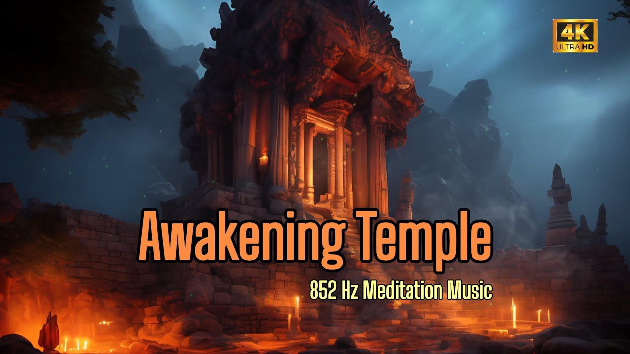 852Hz Third Eye Opening Meditation Music | The Awakening Temple : Release Anxiety & Find Inner Peace