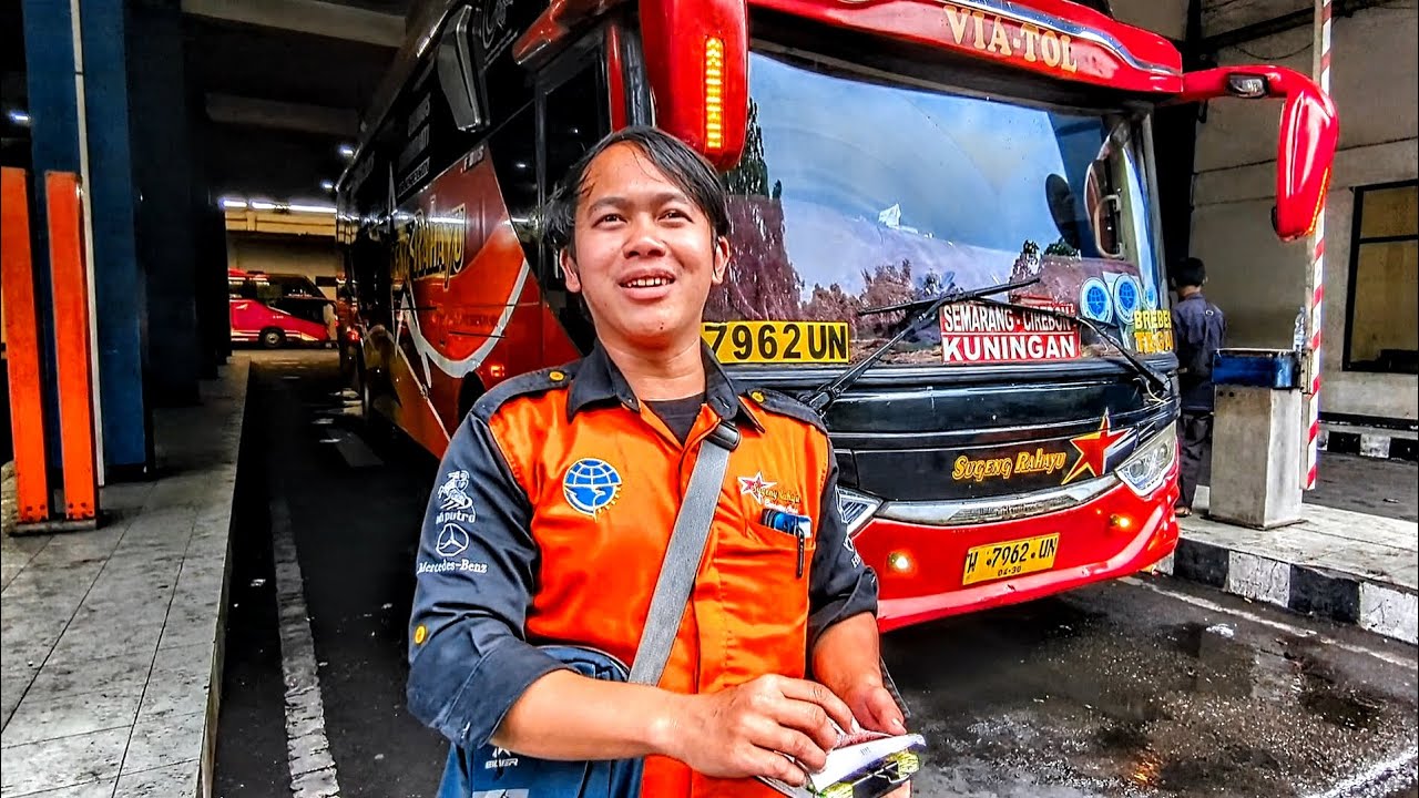 PEGANGAN TETAP KONDEKTUR ANDIK, SUGENG RAHAYU 7962 JAM KE-3 KE KUNINGAN CIREBON!
