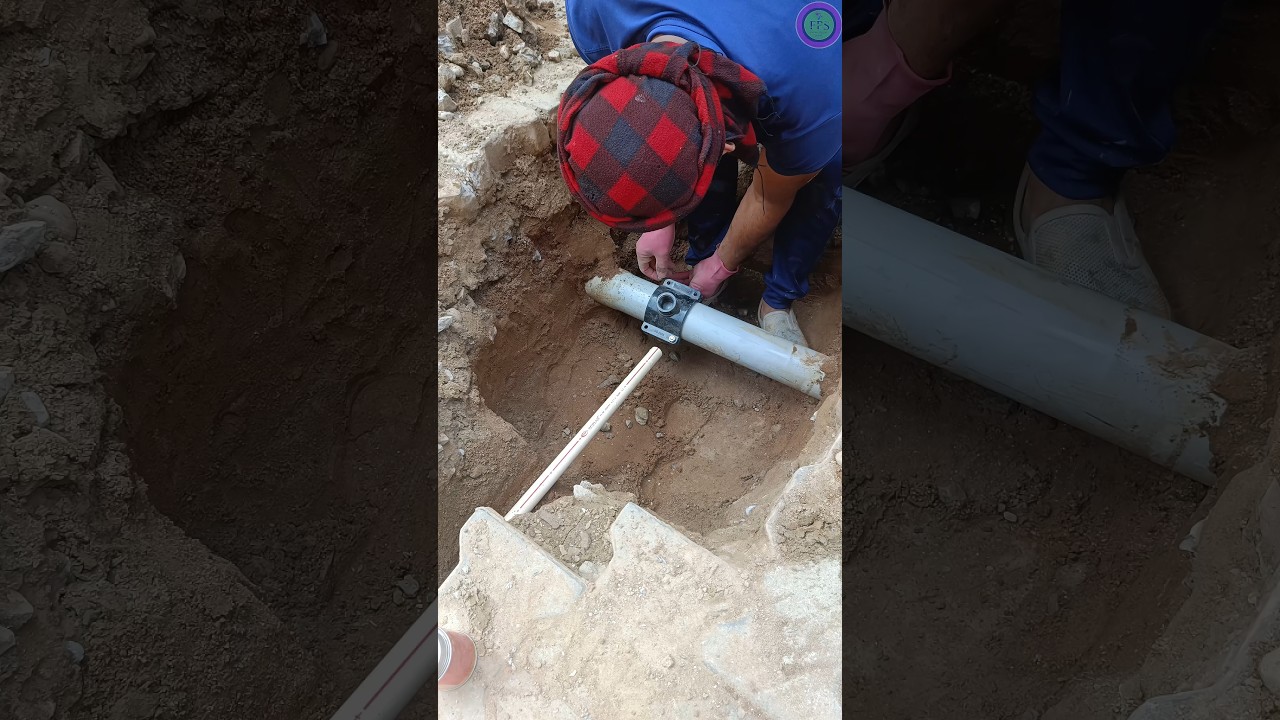 Home water connection!#plumber #shorts #water