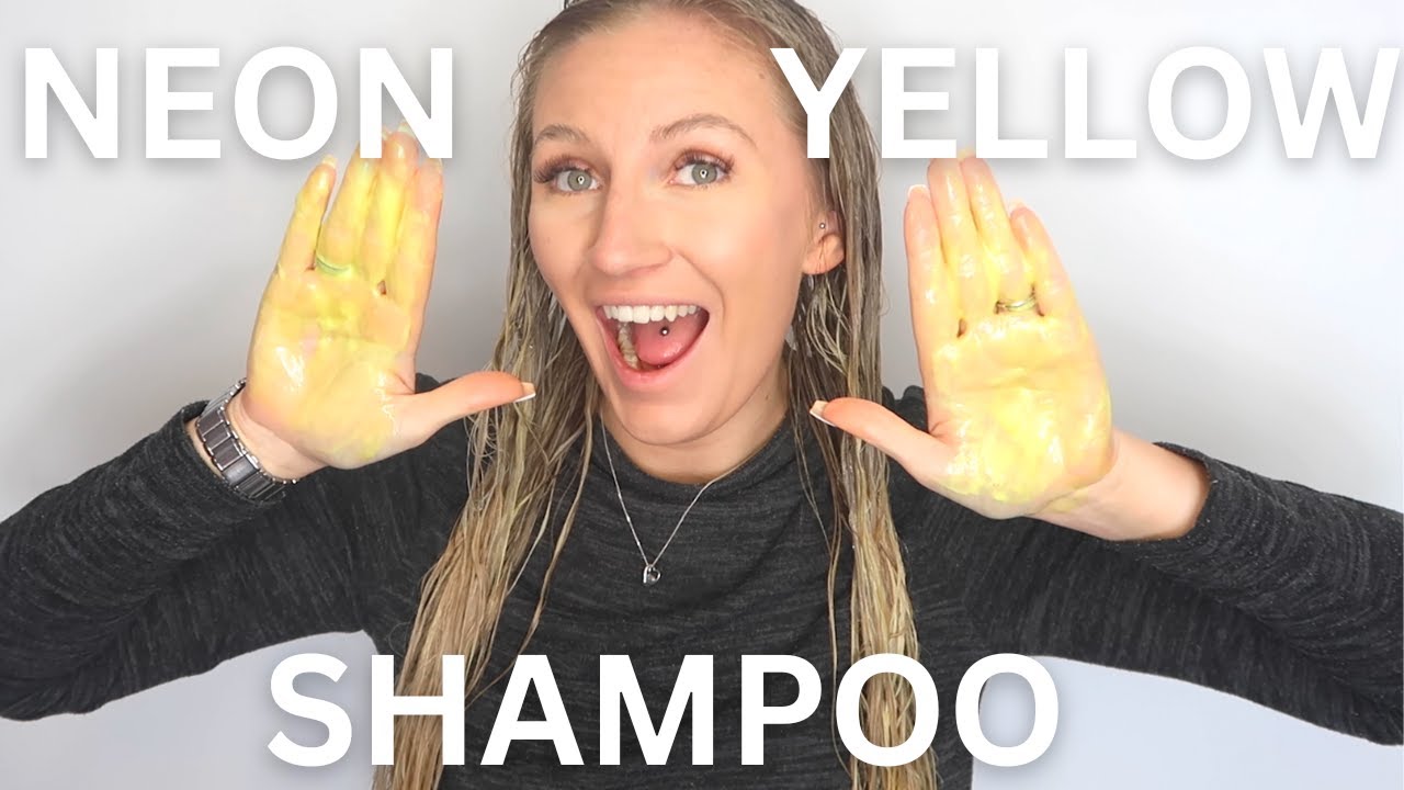 FUDGE PROFESSIONAL ALL BLONDE COLOUR BOOSTER SHAMPOO REVIEW | NEON SHAMPOO TO TONE HAIR?! September