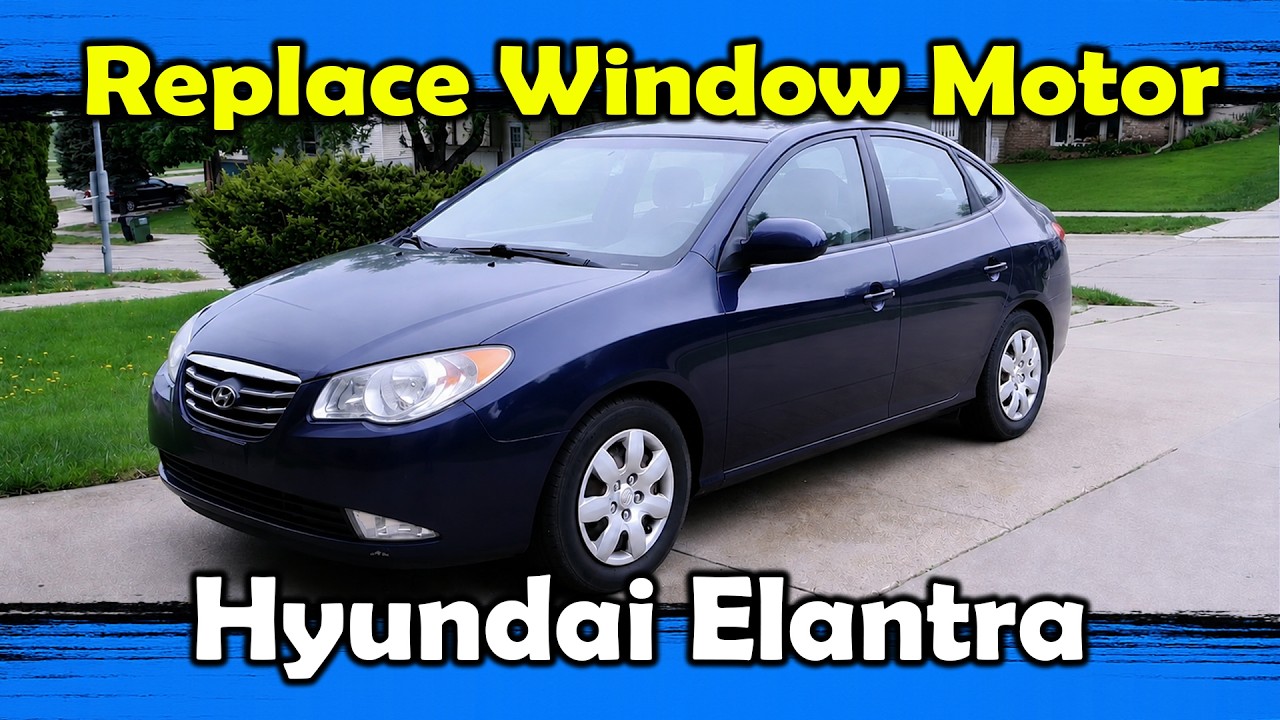 Hyundai Elantra 2008 года — замена электродвигателя стеклоподъемника переднего окна (со стороны п...