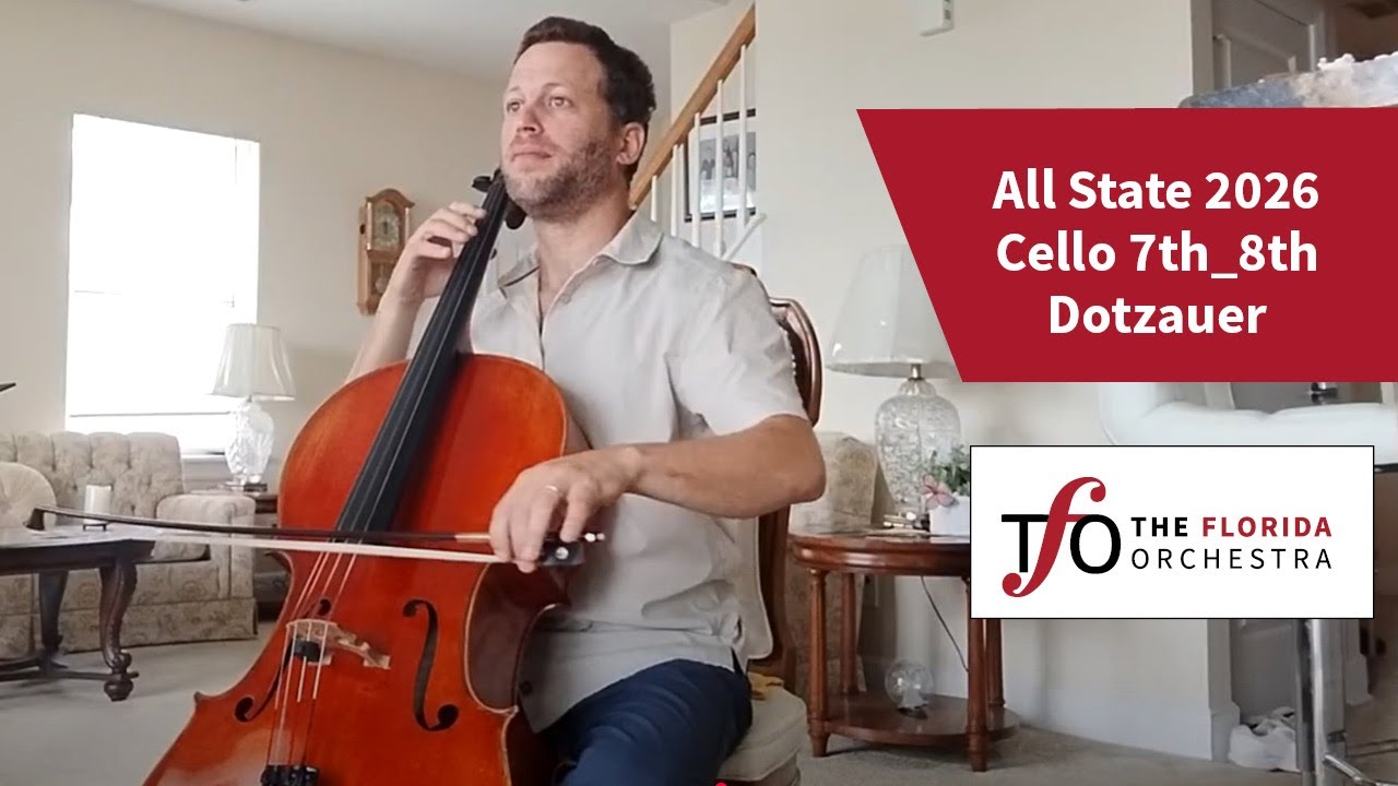 All State 2026 18 Exercises for Cello, Op. 120, No. 8 by Friedrich Dotzauer