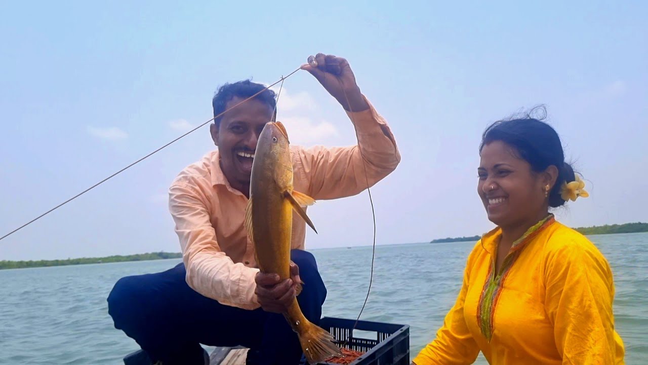 লাঠি ভোলা সহ প্রচুর মাছ পেলাম বড়শিতে😀। Sundarban fishing @Tradifoodsundarban 