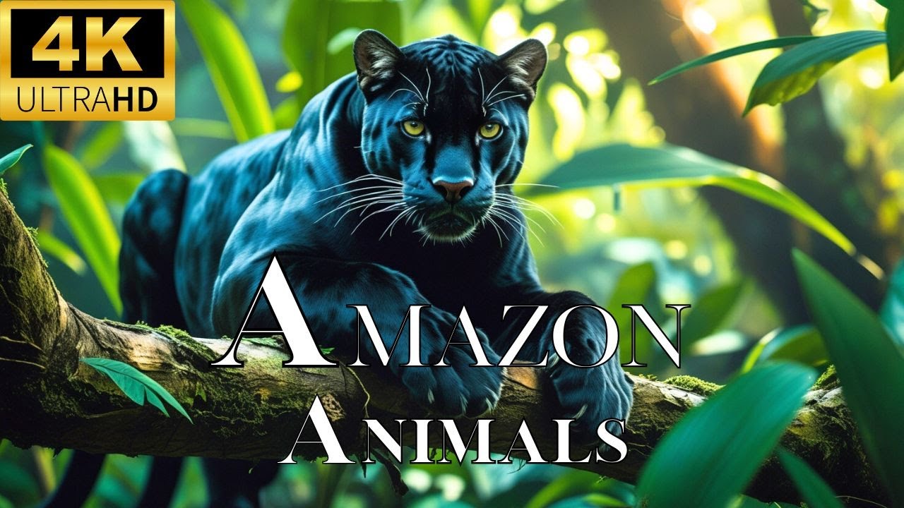 Amazon Rainforest 4K | Peaceful Jungle Sounds & Relaxing Nature Music for Deep Relaxation