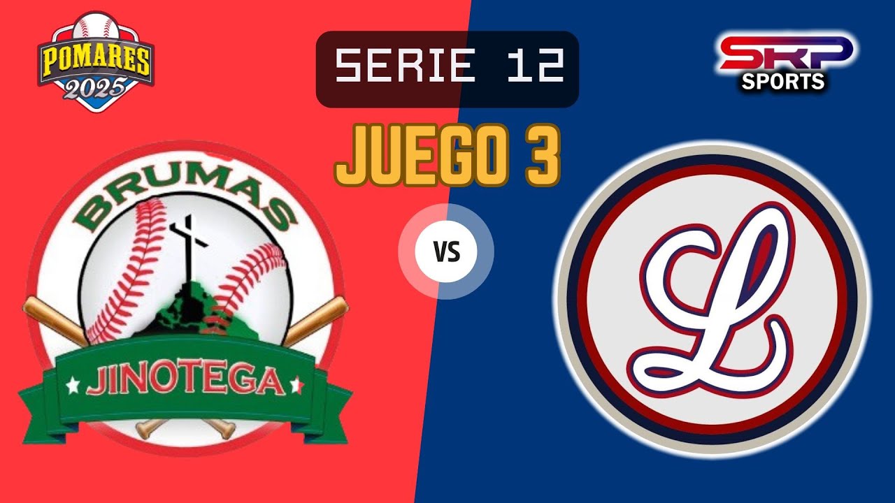 Brumas de Jinotega 🆚 Leones de León - Juego 3 EN VIVO #Pomares2025