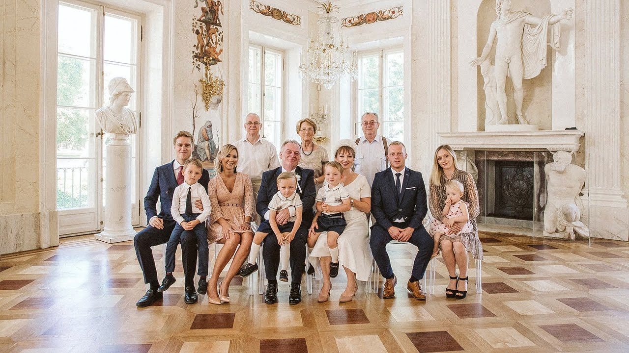 Luksusowe chrzciny bliźniaków w Łazienkach Królewskich kamerą Super8 z imprezą rodzinną w Endorfinie