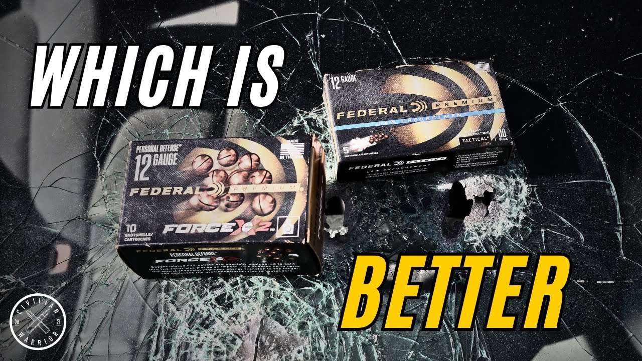 Federal Force X2 vs Federal Flight Control: 00 Buckshot Comparison