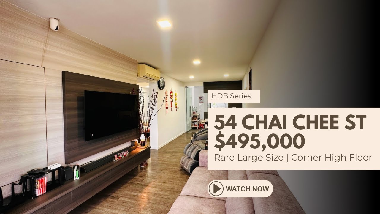 54 Chai Chee Street | STUNNING 3-Room Corner Unit! Rare Large Size, Tastefully Renovated @ $495,000!