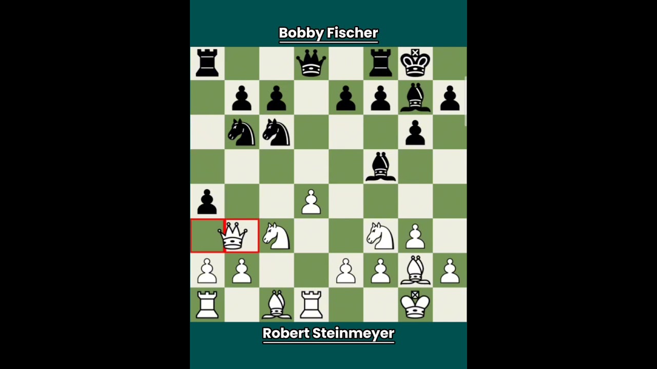 Robert Steinmeyer vs Bobby Fischer ◉ USA Championship 1962 | Brilliant Win in 41 Moves