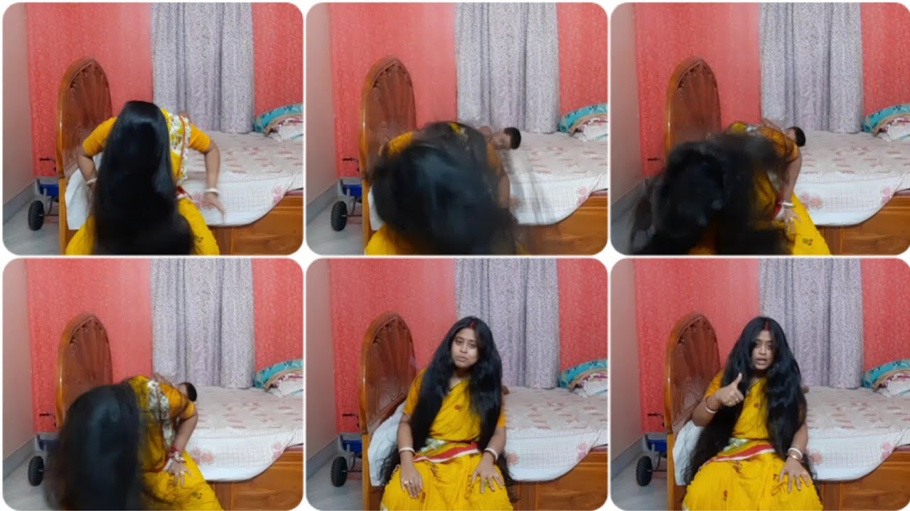 Long hair head banging sitting on the bench/Requested video.