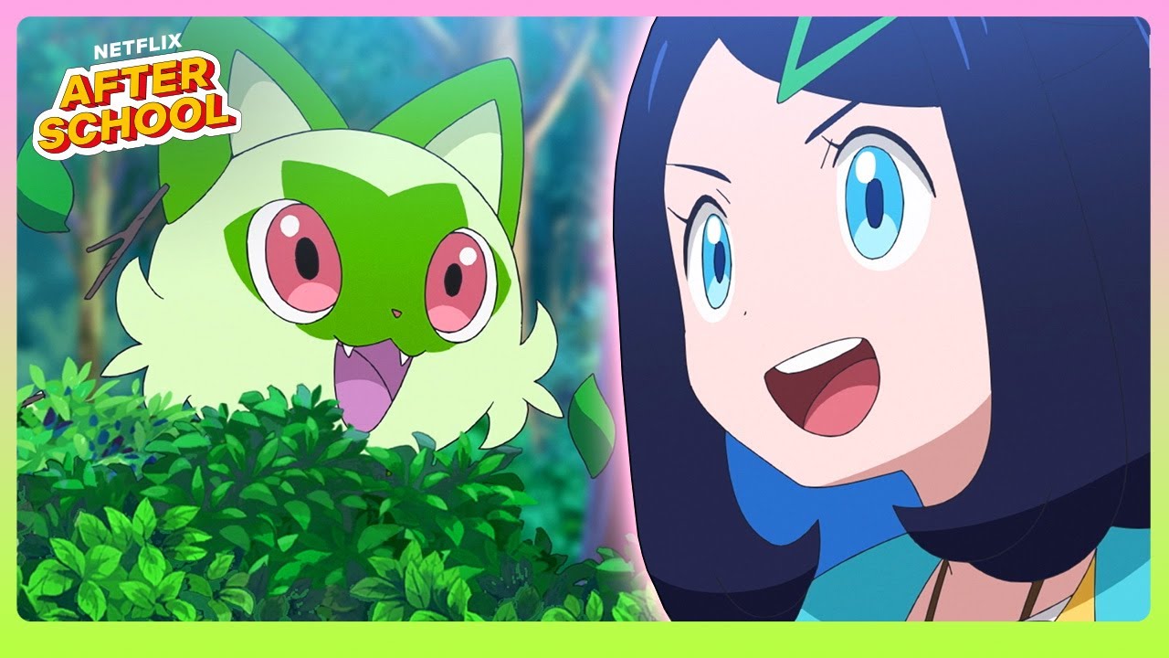 Liko & Sprigatito 🌱🐾 Pokémon Horizons: The Series | Netflix After School