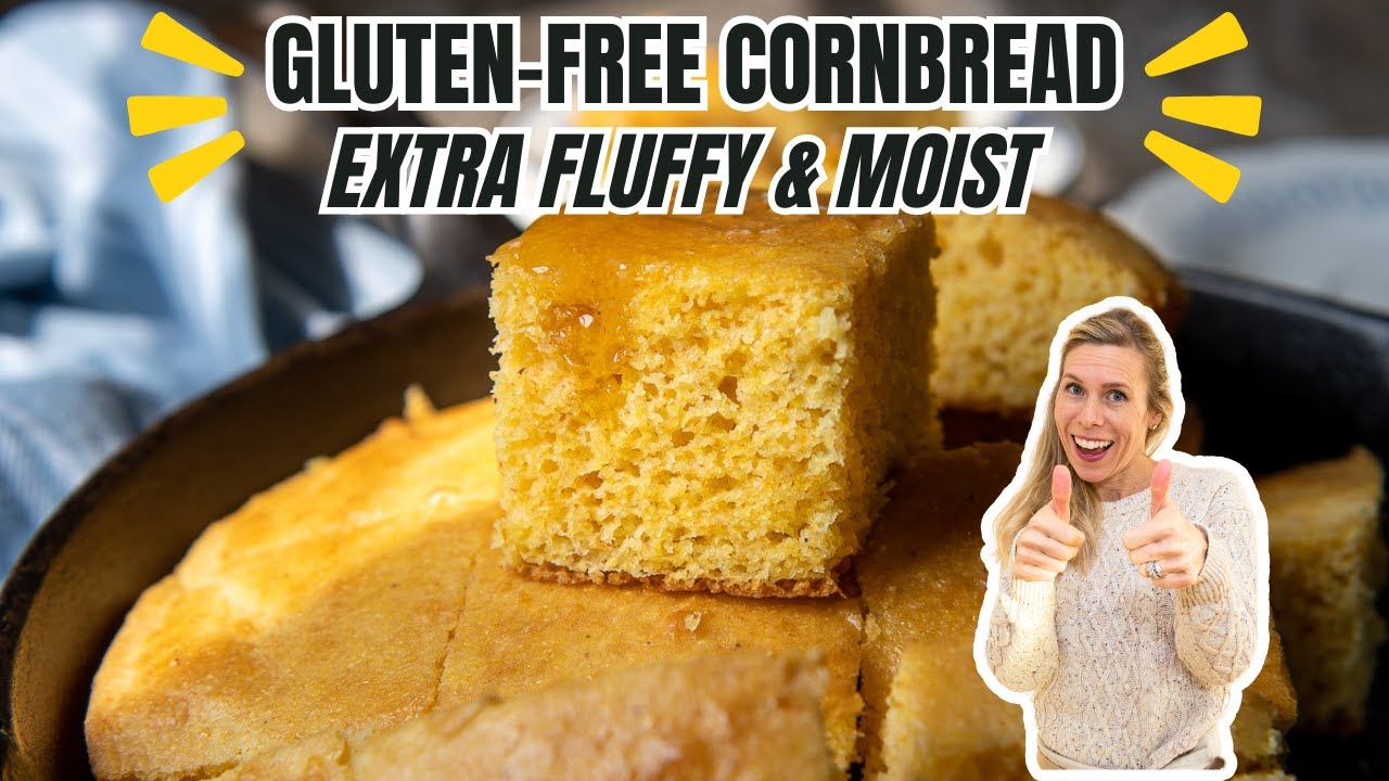 Uber Fluffy, Moist GLUTEN-FREE CORNBREAD (Copycat Jiffy Mix Recipe)